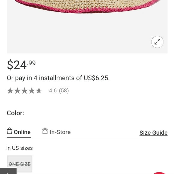 🆕️ Set of 3 Pink Beach Hats 💗 NWT - Picture 3 of 4